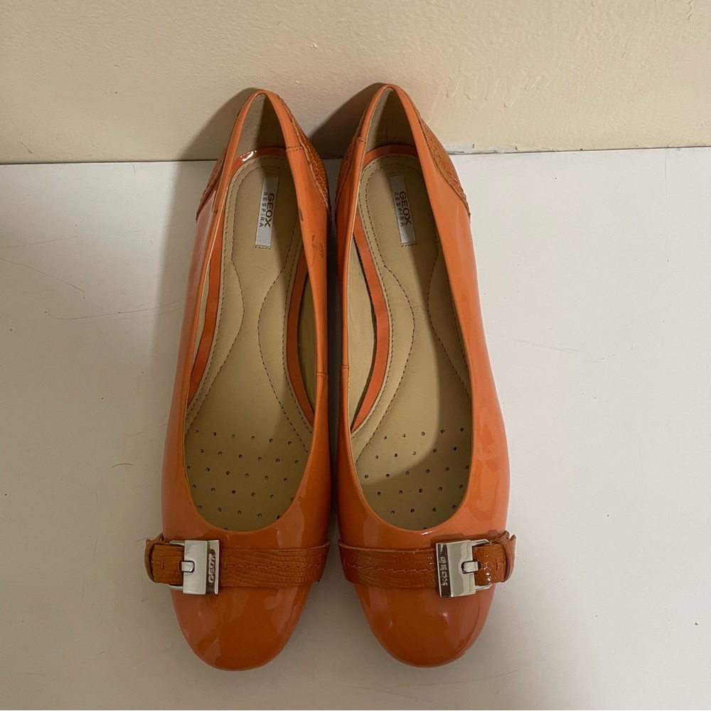 Geox New Patent Leather Flat Size 39.5